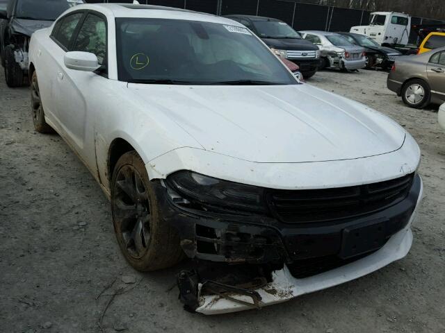 2C3CDXHG7FH815784 - 2015 DODGE CHARGER SX WHITE photo 1