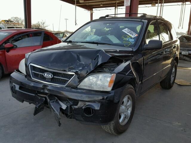 KNDJD733965630568 - 2006 KIA SORENTO EX BLACK photo 2