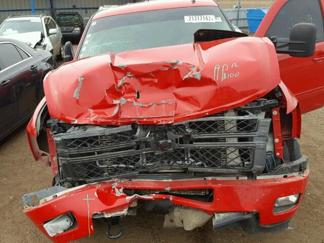 1GC1KYC81BF262141 - 2011 CHEVROLET SILVERADO RED photo 7