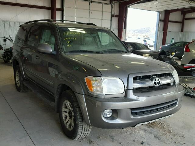 5TDBT48A35S239454 - 2005 TOYOTA SEQUOIA LI GRAY photo 1