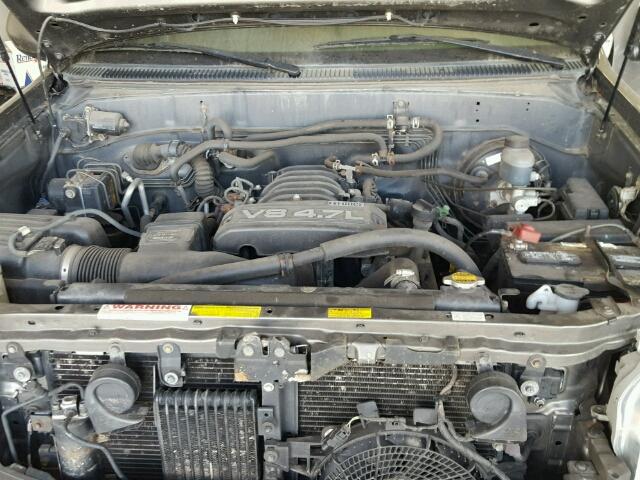 5TDBT48A35S239454 - 2005 TOYOTA SEQUOIA LI GRAY photo 7