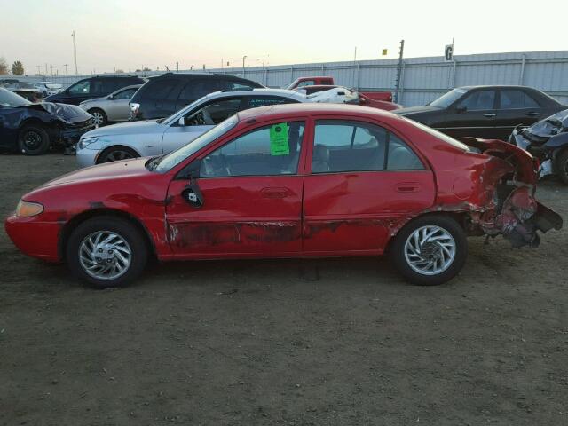 1FAFP13P7WW156505 - 1998 FORD ESCORT SE RED photo 9