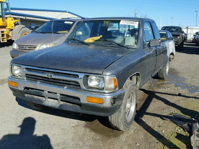 JT4RN93PXP5086713 - 1993 TOYOTA PICKUP 1/2 GRAY photo 2