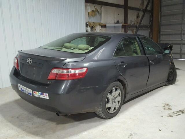 4T1BE46K87U510556 - 2007 TOYOTA CAMRY NEW CHARCOAL photo 4