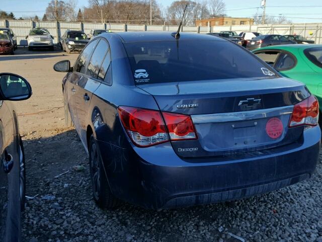 1G1PA5SH6E7285225 - 2014 CHEVROLET CRUZE CHARCOAL photo 3