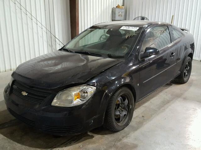 1G1AL18F787270087 - 2008 CHEVROLET COBALT LT BLACK photo 2