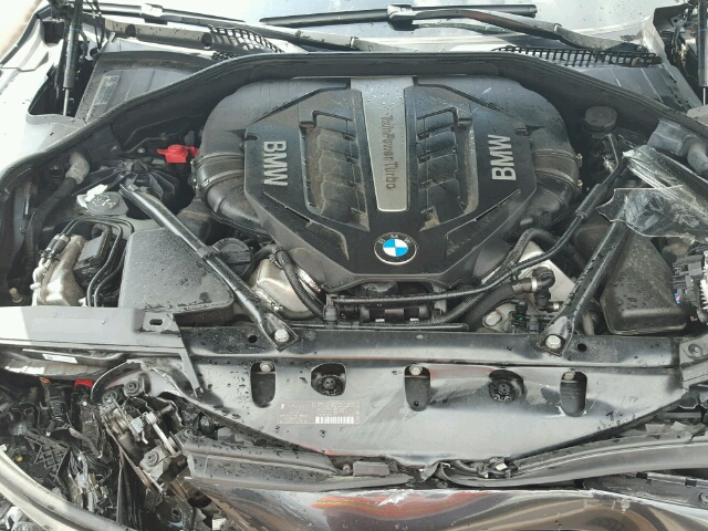 WBAYB6C5XDD223651 - 2013 BMW 750I XDRIV GRAY photo 7