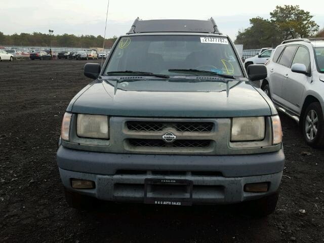 5N1ED28Y8YC570835 - 2000 NISSAN XTERRA XE GREEN photo 9