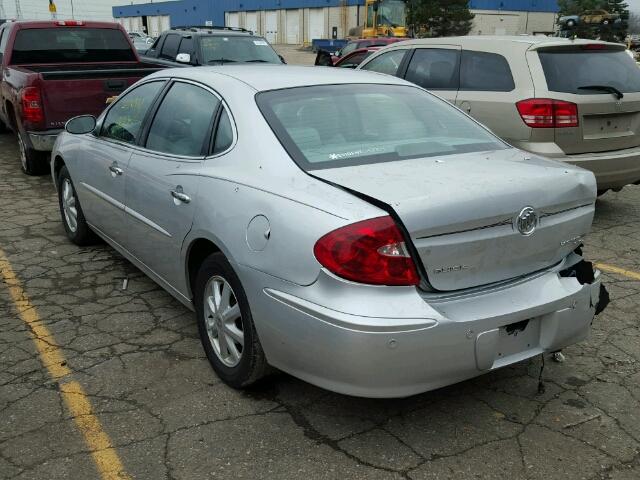 2G4WD532151327703 - 2005 BUICK LACROSSE SILVER photo 3