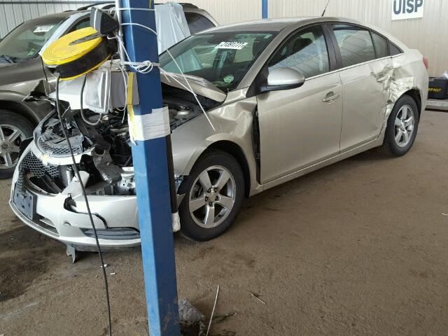 1G1PC5SB2D7180766 - 2013 CHEVROLET CRUZE CREAM photo 2