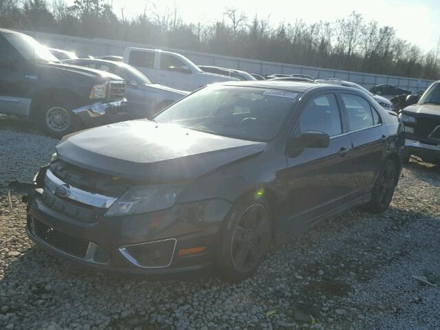 3FAHP0KC6AR168996 - 2010 FORD FUSION BLACK photo 2