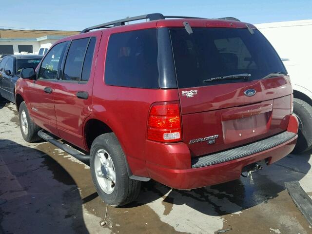 1FMDU63K44UC03523 - 2004 FORD EXPLORER X RED photo 3