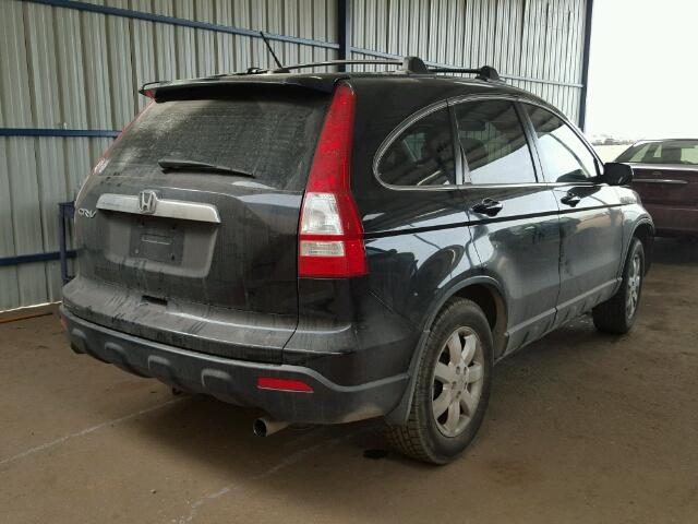 JHLRE387X8C011919 - 2008 HONDA CR-V EXL BLACK photo 4