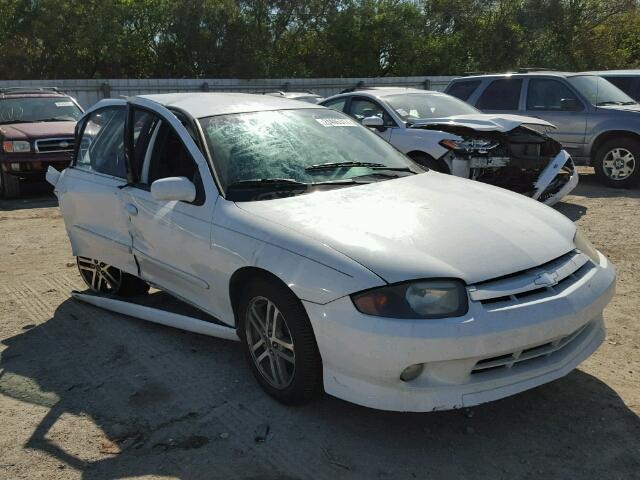 1G1JH52F337373646 - 2003 CHEVROLET CAVALIER L WHITE photo 1