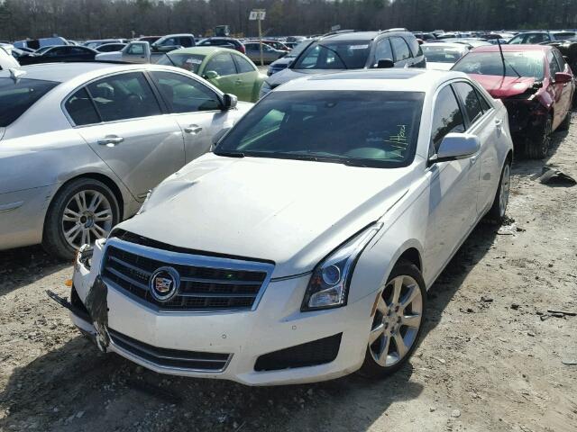 1G6AB5RX1E0110092 - 2014 CADILLAC ATS LUXURY WHITE photo 2