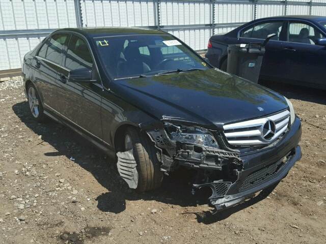 WDDGF5EB3AR098576 - 2010 MERCEDES-BENZ C 300 BLACK photo 1