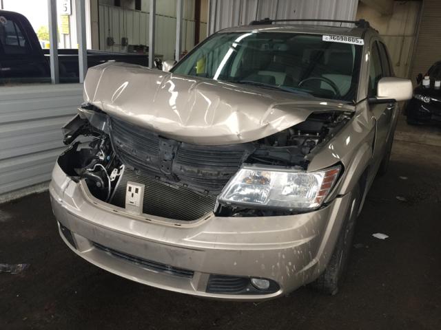 3D4GG67V79T522304 - 2009 DODGE JOURNEY R/ GOLD photo 2