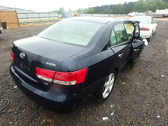 5NPEU46F56H126699 - 2006 HYUNDAI SONATA GLS BLUE photo 4