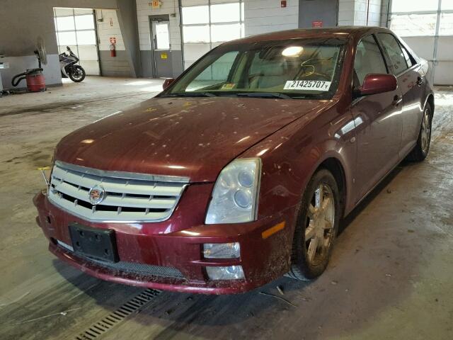 1G6DW677670163884 - 2007 CADILLAC STS RED photo 2