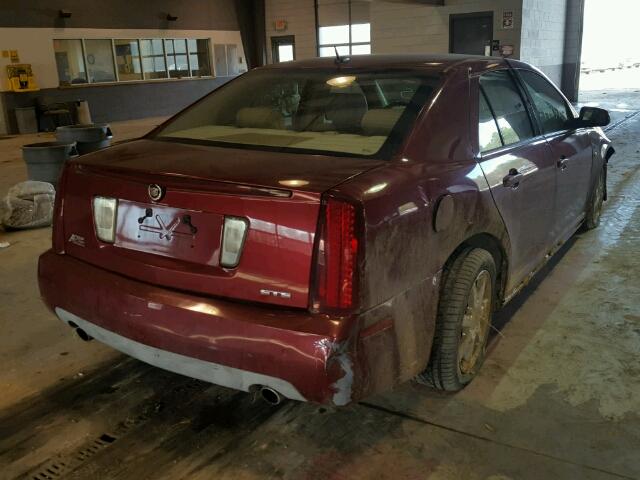 1G6DW677670163884 - 2007 CADILLAC STS RED photo 4