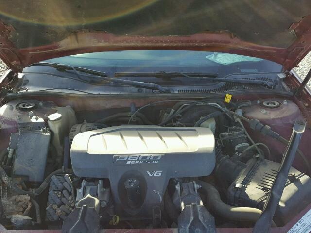 2G2WS522551226325 - 2005 PONTIAC GRAND PRIX Qırmızı foto 7