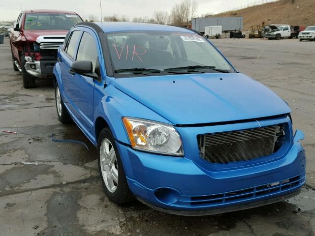 1B3HB48B38D511184 - 2008 DODGE CALIBER BLUE photo 1