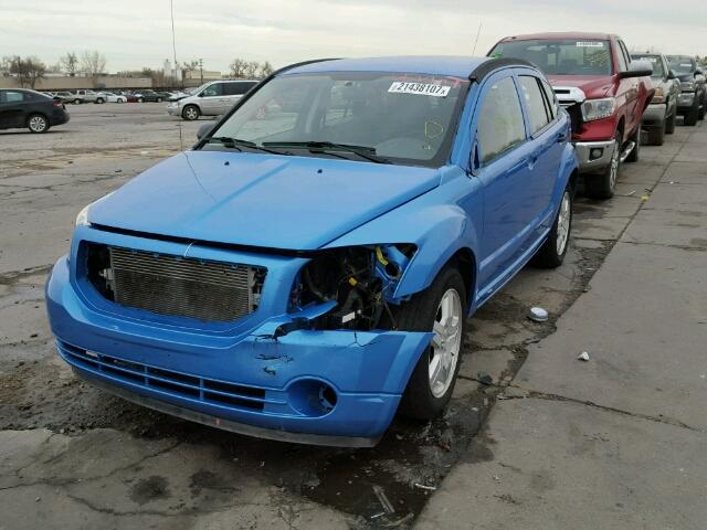 1B3HB48B38D511184 - 2008 DODGE CALIBER BLUE photo 2