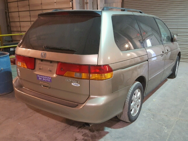 5FNRL186X4B031244 - 2004 HONDA ODYSSEY EX GOLD photo 4