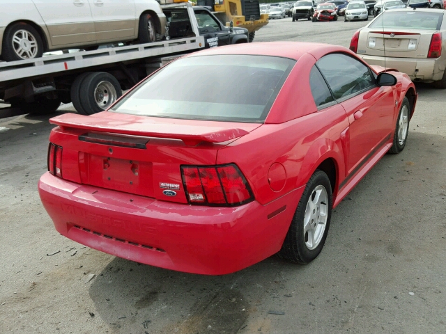 1FAFP40462F206428 - 2002 FORD MUSTANG RED photo 4