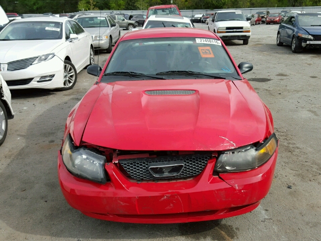 1FAFP40462F206428 - 2002 FORD MUSTANG RED photo 9