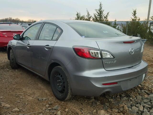 JM1BL1TG3D1848937 - 2013 MAZDA 3 I SILVER photo 3