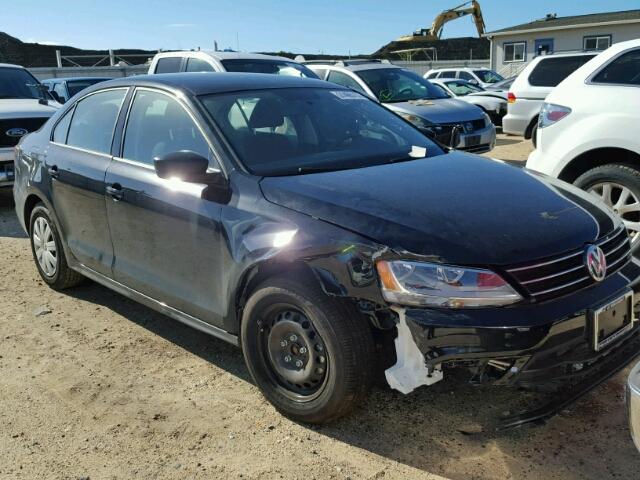 3VW267AJ3GM399627 - 2016 VOLKSWAGEN JETTA S 黑色 照片 1