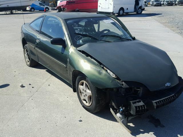 1G1JC1240Y7372838 - 2000 CHEVROLET CAVALIER GREEN photo 1