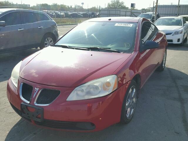 1G2ZH18NX74240248 - 2007 PONTIAC G6 GT RED photo 2