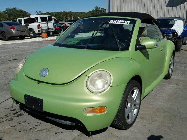 3VWCD21Y34M307048 - 2004 VOLKSWAGEN NEW BEETLE 绿色 照片 2