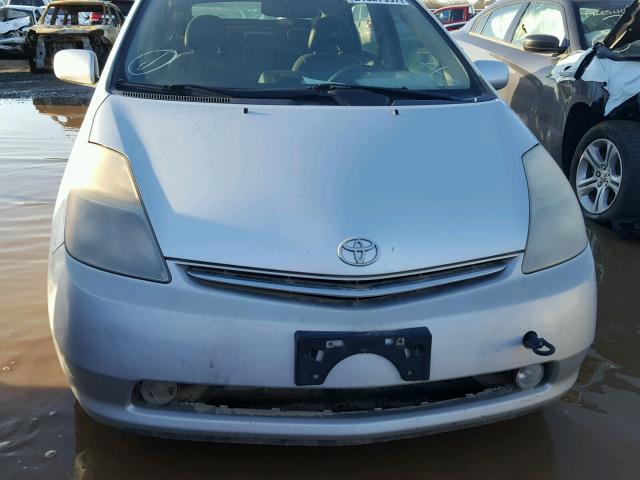 JTDKB20U167527174 - 2006 TOYOTA PRIUS SILVER photo 5