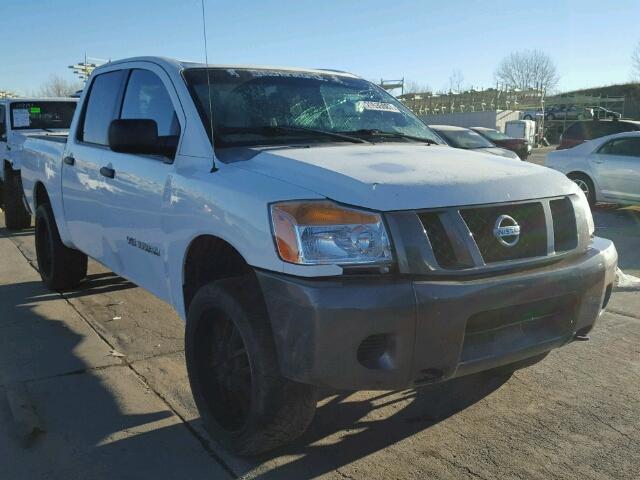 1N6AA07C78N324673 - 2008 NISSAN TITAN XE/S WHITE photo 1