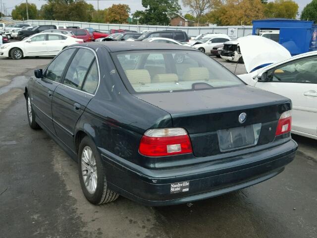 WBADT63462CH87547 - 2002 BMW 530 I AUTO GREEN photo 3