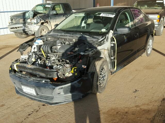 3VW2K7AJ5EM327918 - 2014 VOLKSWAGEN JETTA BASE 黑色 照片 2