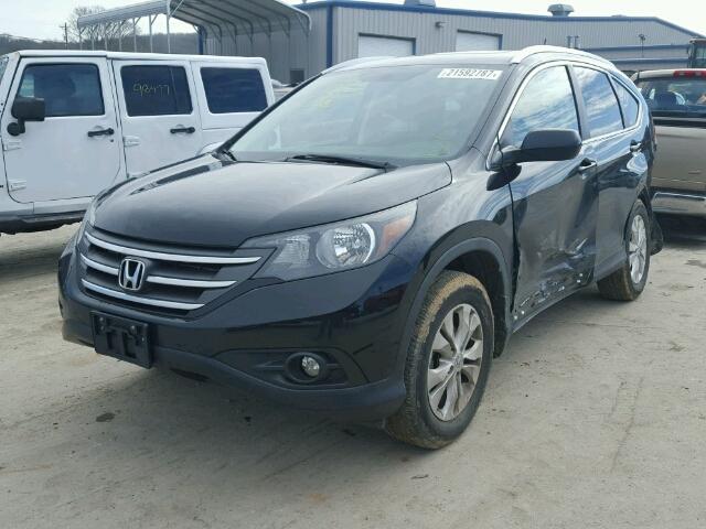 5J6RM4H77CL020165 - 2012 HONDA CR-V EXL 黑色 照片 2