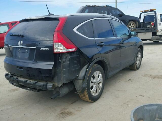 5J6RM4H77CL020165 - 2012 HONDA CR-V EXL 黑色 照片 4