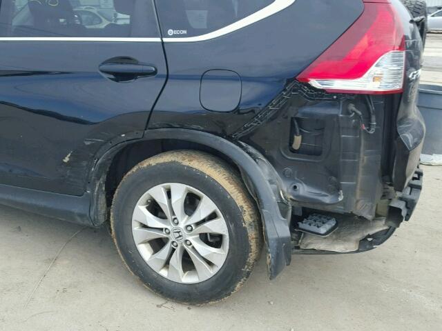 5J6RM4H77CL020165 - 2012 HONDA CR-V EXL 黑色 照片 9