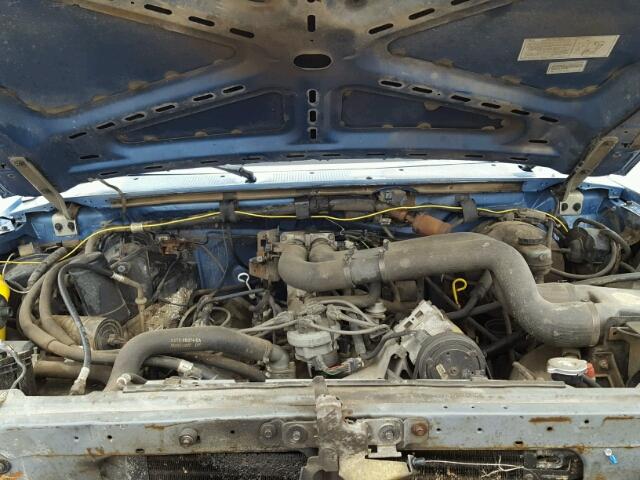 1FTHX26G4MKA24116 - 1991 FORD F250 BLUE photo 7