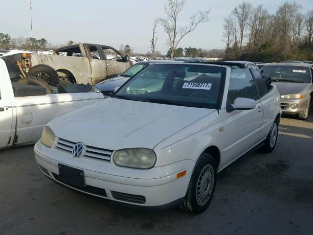 3VWCC21V5YM809803 - 2000 VOLKSWAGEN CABRIO GL WHITE photo 2