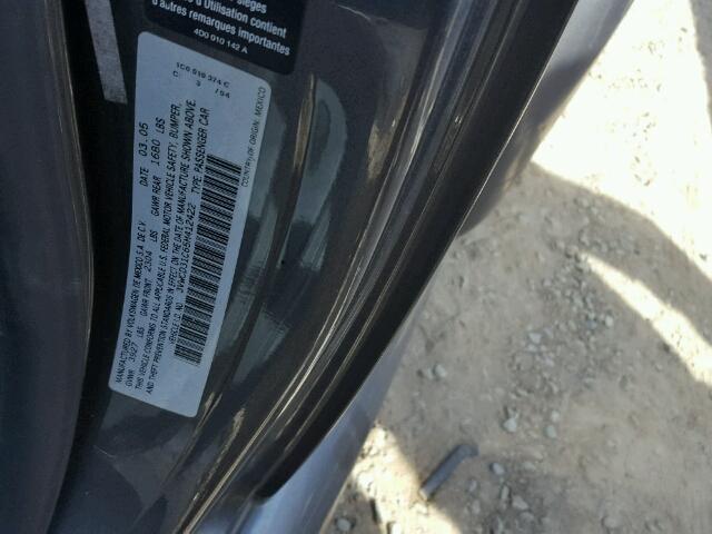 3VWCD31C65M412422 - 2005 VOLKSWAGEN NEW BEETLE 灰色 照片 10