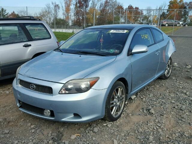 JTKDE177660073659 - 2006 TOYOTA SCION TC BLUE photo 2