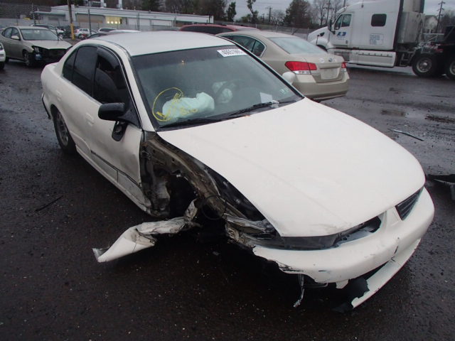 4A3AA46G32E105809 - 2002 MITSUBISHI GALANT ES/ WHITE photo 1