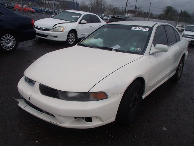 4A3AA46G32E105809 - 2002 MITSUBISHI GALANT ES/ WHITE photo 2