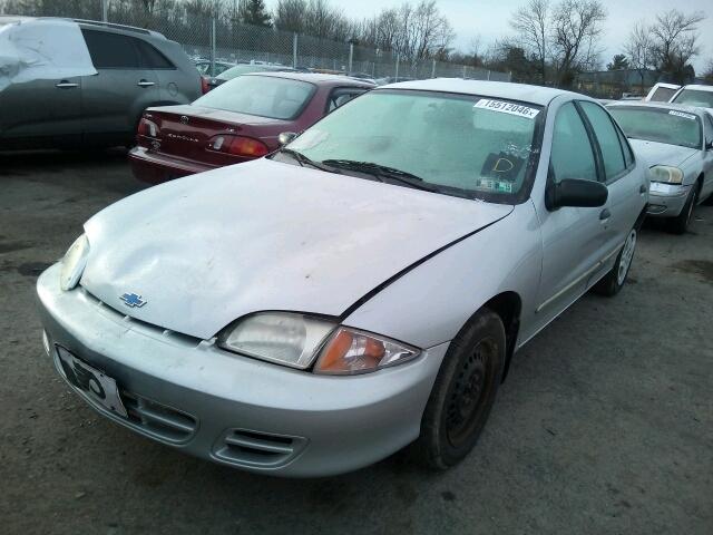 1G1JF52T117221745 - 2001 CHEVROLET CAVALIER L SILVER photo 2