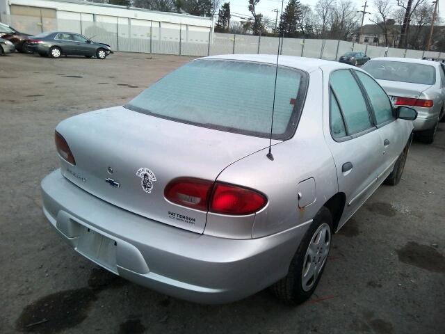 1G1JF52T117221745 - 2001 CHEVROLET CAVALIER L SILVER photo 4